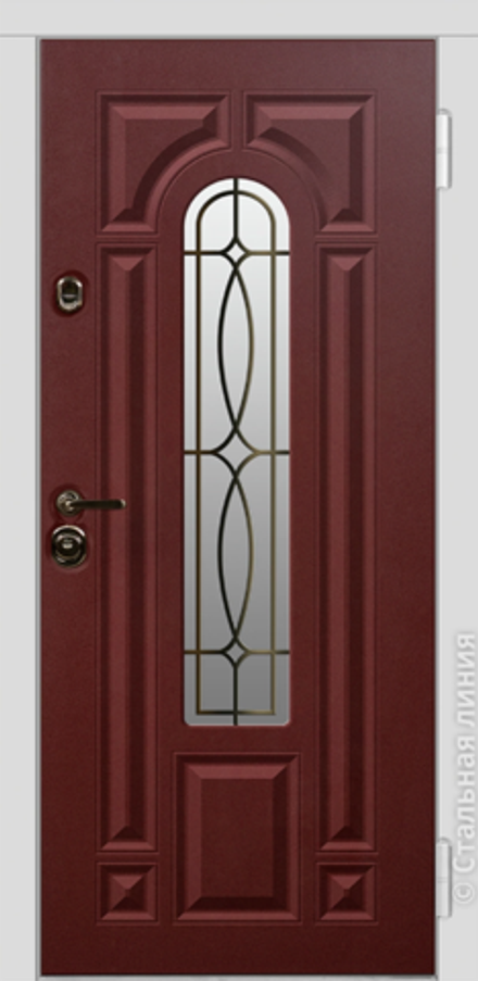 Арабелла Терморазрыв (Марсала RAL 3032/Белый) Arabella