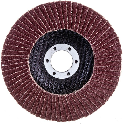 Круг лепестковый торцевой КЛТ-1, зернистость Р40(40Н), 125 х 22.2 мм, "БАЗ" Россия, 74004 ---