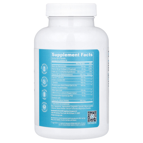 Revive, Brain+, 150 растительных капсул