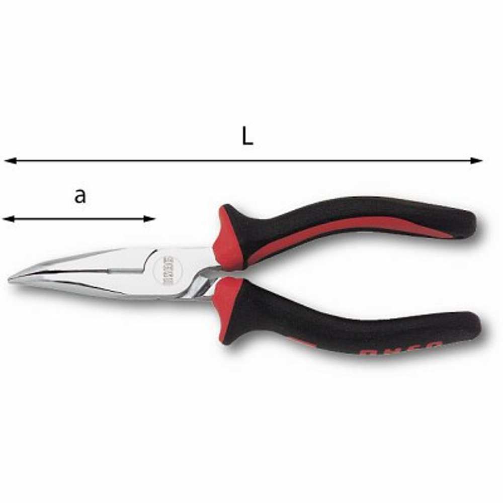 133 AP Плоскогубцы с длинными, тонкими скругленными захватами, USAG (Италия)