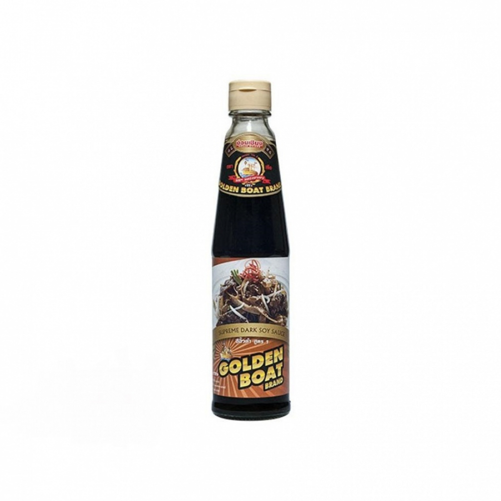 THAI FOOD KING Dark soy sauce Golden Boat Темный соевый соус Голден Боат 300мл