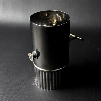 Поворотный шибер вентиляционный для воздуховодов 125 мм, заслонка для вентиляционных каналов