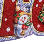 Гирлянда бумажная новогодняя 1,95 м «Сказочный день»