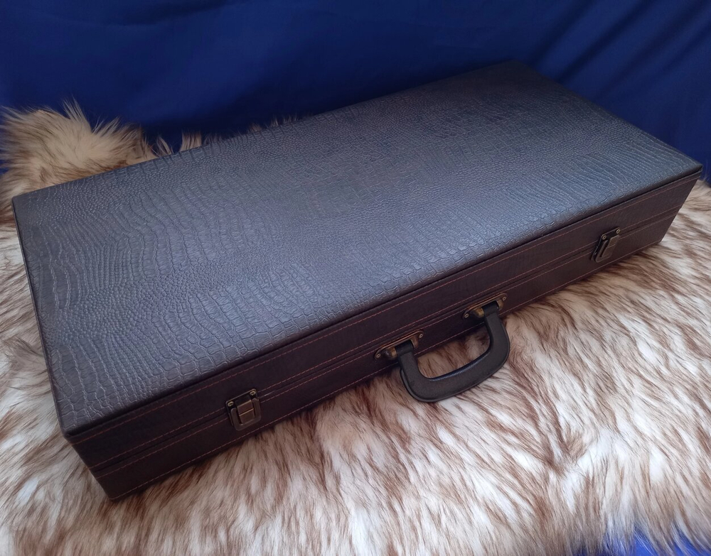 Шашлычный набор подарочный "Буйвол Элит" №30 в кейсе из экокожи