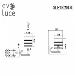 Бра EVOLUCE SLE300201-01