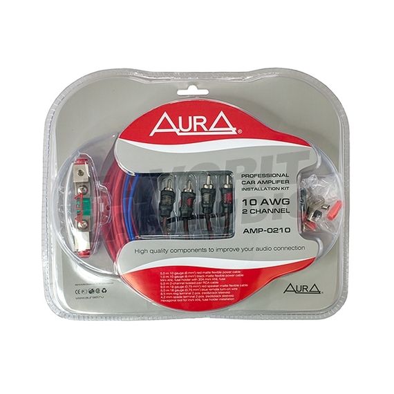 Комплект подкл. AURA AMP-0210 2*10GA