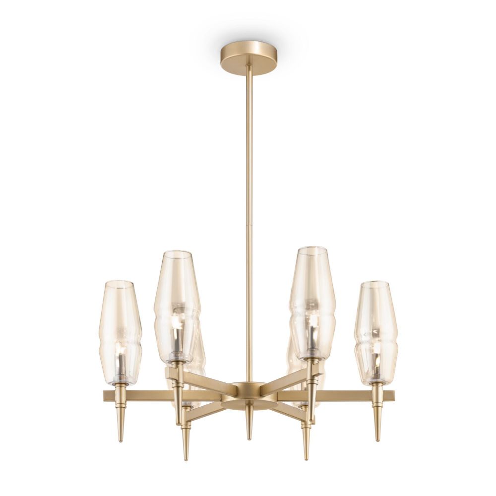 Люстра на штанге Maytoni Lita H002PL-06G