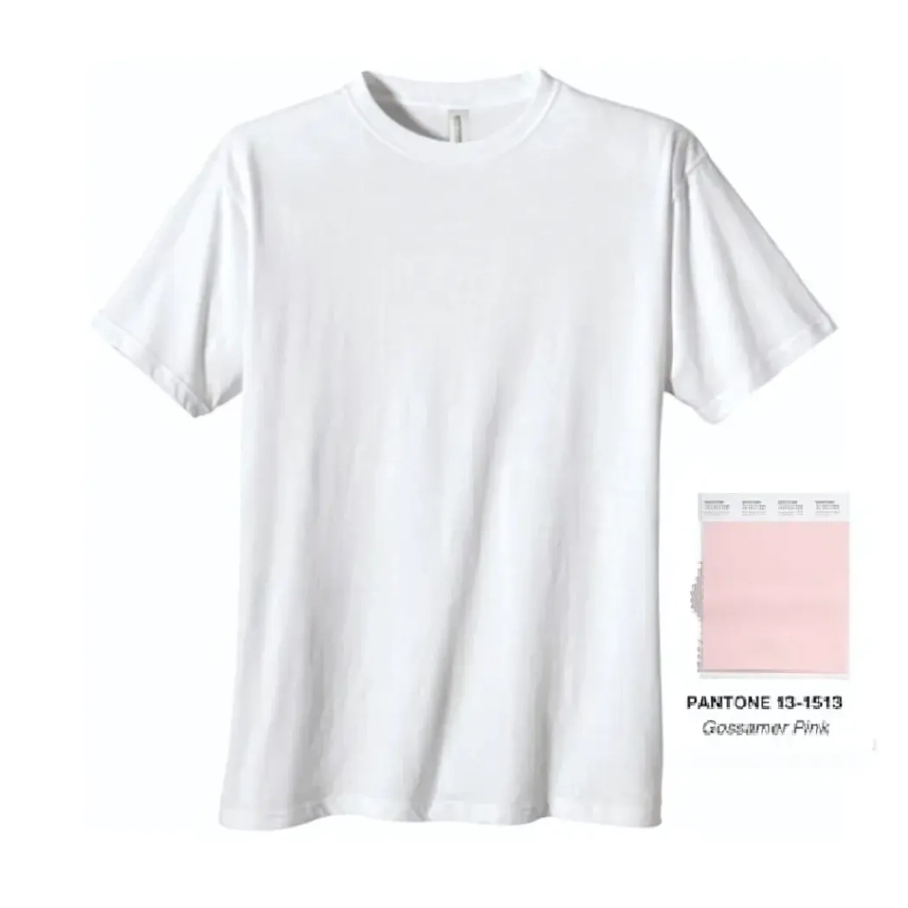 Футболка женская однотонная, розовый цвет, р-р 48