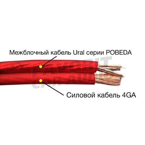 Межб. кабель URAL (УРАЛ) RCA-PB5M Pobeda (TT KM RCA-TT5M ГРОМ)