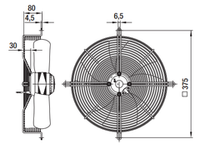 Вентилятор осевой S3G315-AA58-02
