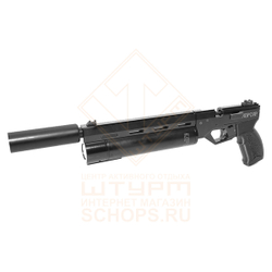 Пистолет пневматический Krugergun Корсар PCP, 180 мм, cal 5.5, Black