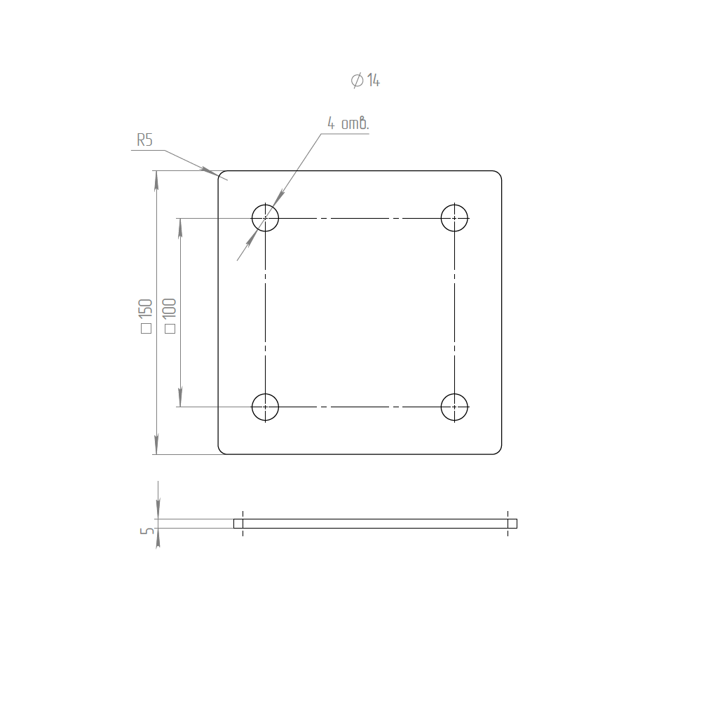 Кронштейн для подвеса боксерского мешка Sv Sport потолочный