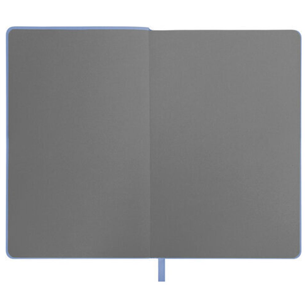 Ежедневник недатированный А5 138х213 мм BRAUBERG "Metropolis Mix", под кожу, 136 л., голубой, 113296