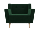Кресло Брайтон, Зеленый, Велюр, 108867