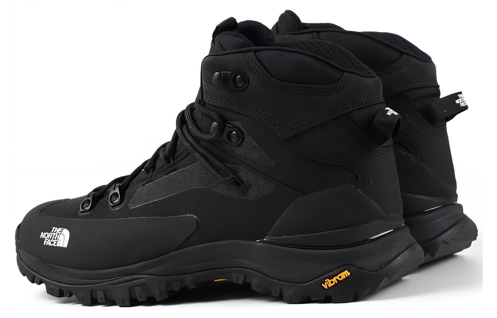 THE NORTH FACE comfortable shock absorption, non-slip AND wear-resistant mid-top outdoor functional shoes men'S black