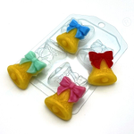 Пластиковая форма для шоколада Колокольчик МИНИ 4 шт.