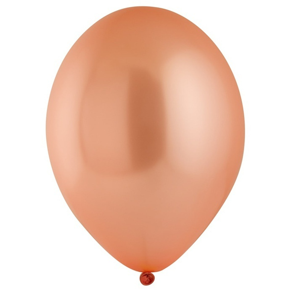 Воздушные шары Belbal, металлик 091 розовое золото, 50 шт. размер 14" #1102-1460