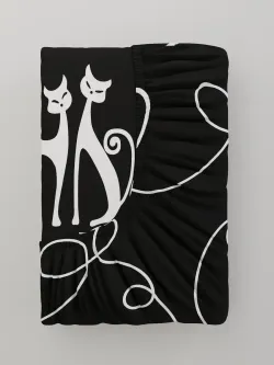 Простынь на резинке Полисатин Мечта "Тойгер" 120x200 см