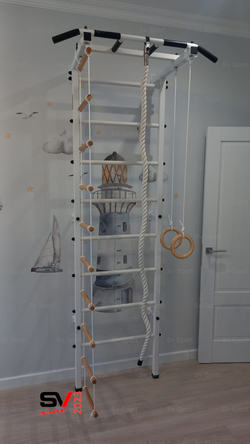 Монтаж шведской стенки Sv Sport в пеноблочные, газоблочные стены