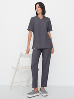 Блуза женская м640 liberty комфорт серый1120