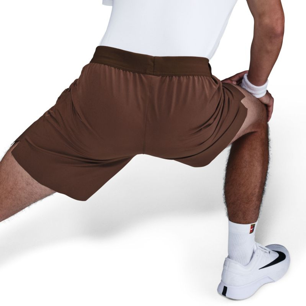 Теннисные шорты Nike Court Advantage Dri-Fit 8in - cacao wow/white