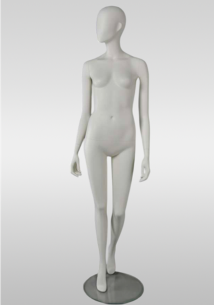 Женский абстрактный манекен Venus 3/Белый матовый