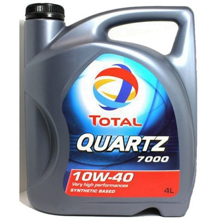 Моторное масло TOTAL Quartz 7000 10w40 4л полусинтетика