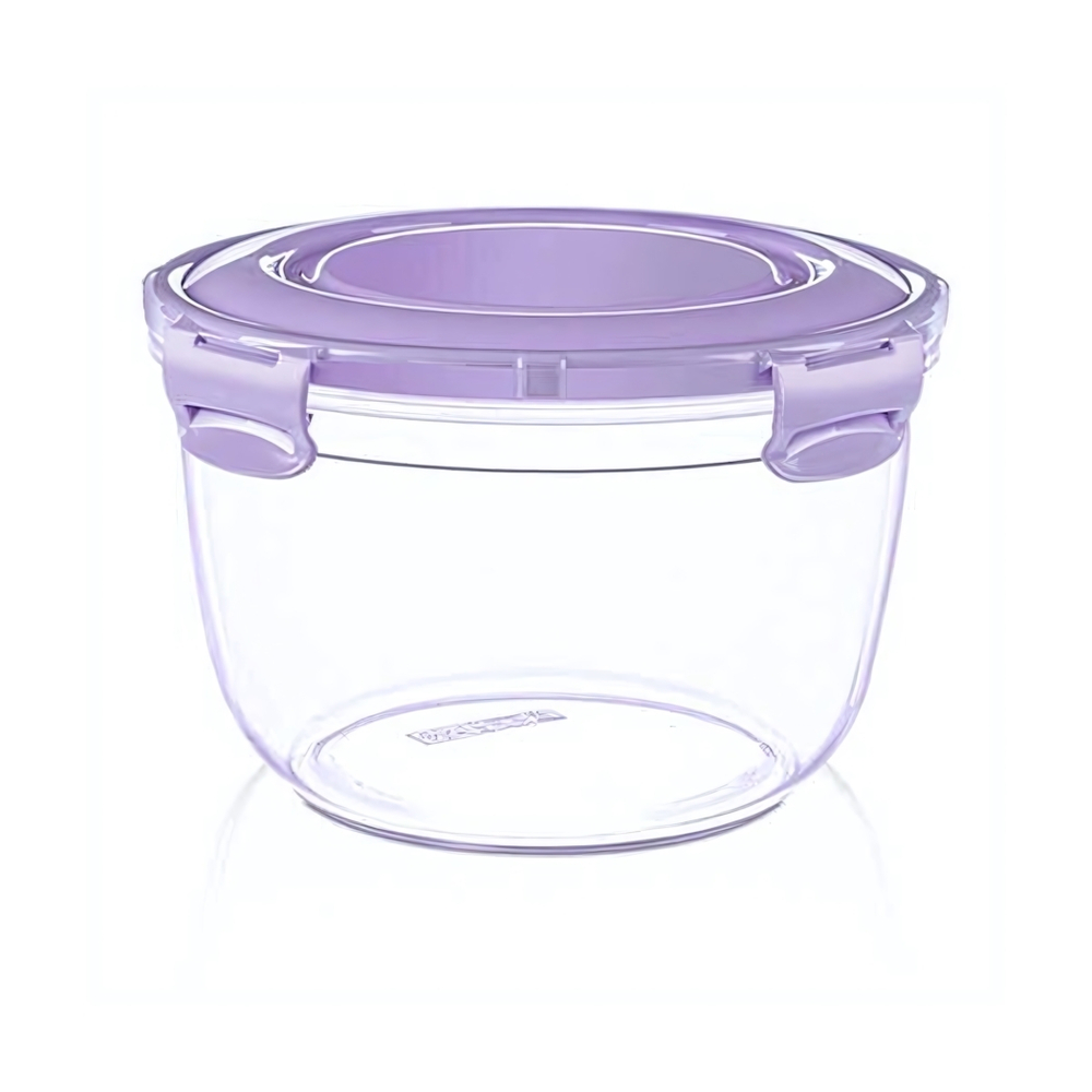 Контейнер воздухонепр. глубокий круглый прозрачный 3400 мл.