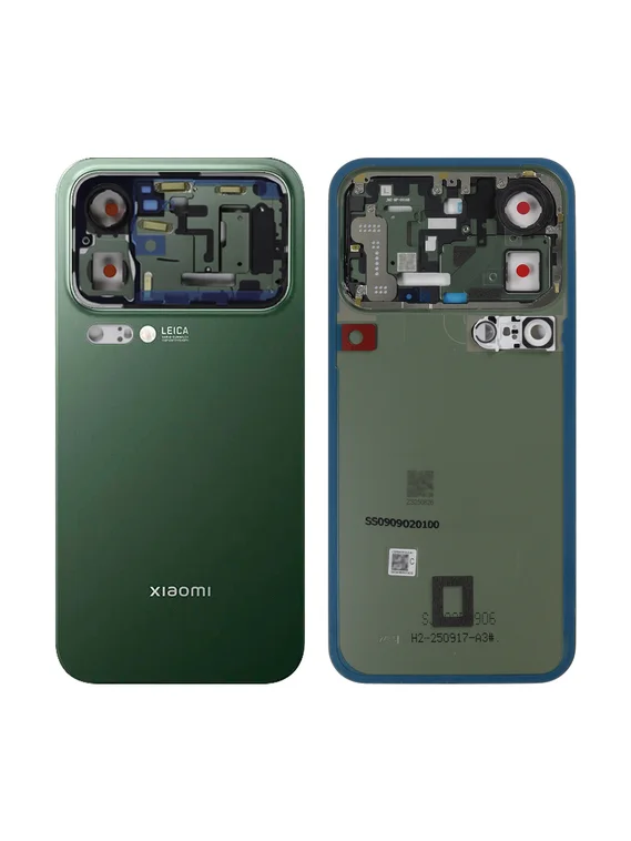 Задняя крышка для Xiaomi 17 Pro Max зеленая (Green) без стекла камеры