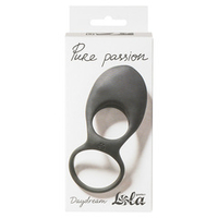 Эрекционное виброкольцо 3,1см и 4,3см Lola Games Pure Passion Daydream Black 1303-01lola