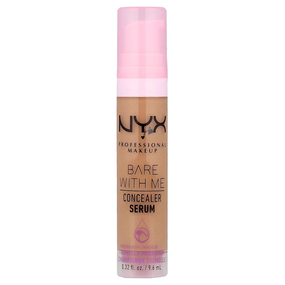 NYX Professional Makeup, Bare With Me, сыворотка-консилер, 07 Medium, 9,6 мл (0,32 жидк. Унции)