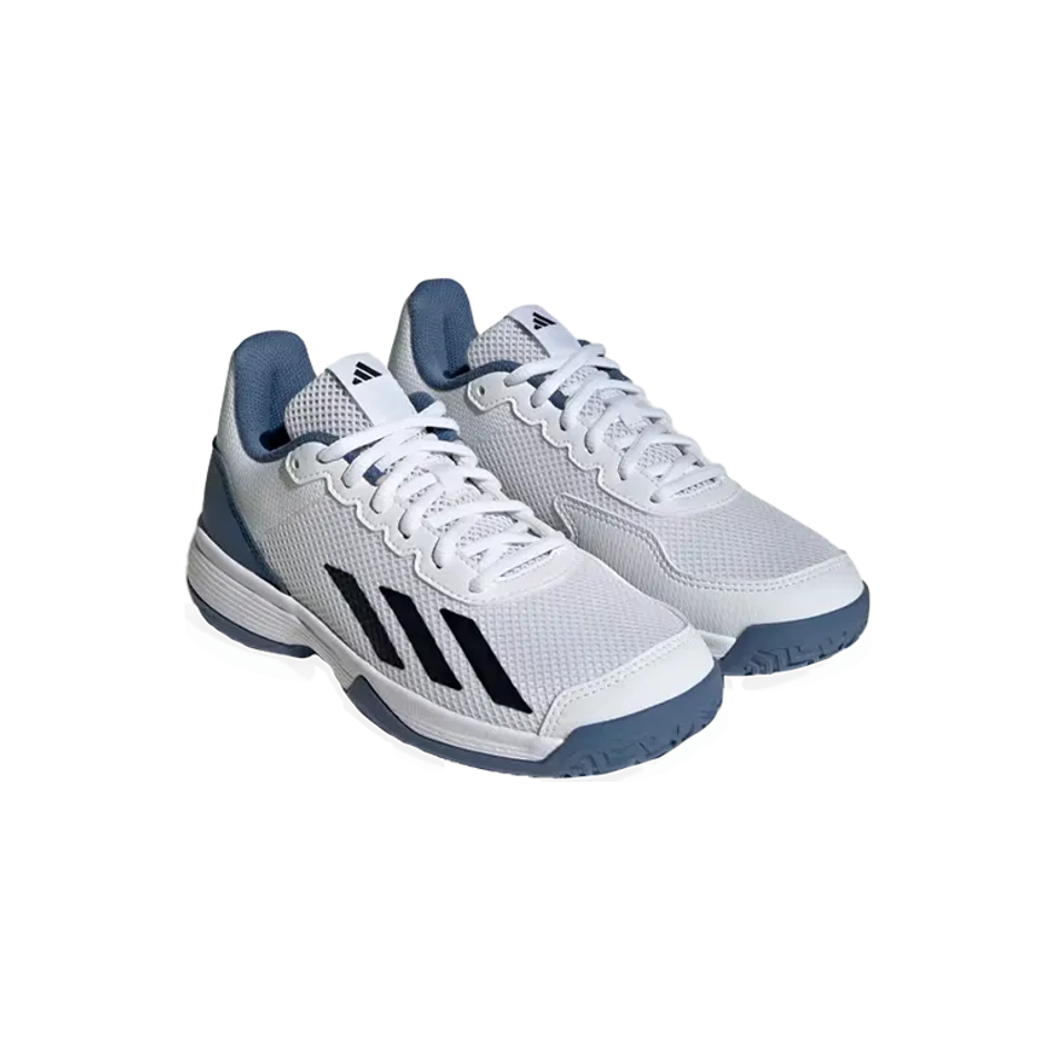 Adidas CourtFlash Детские белые кроссовки