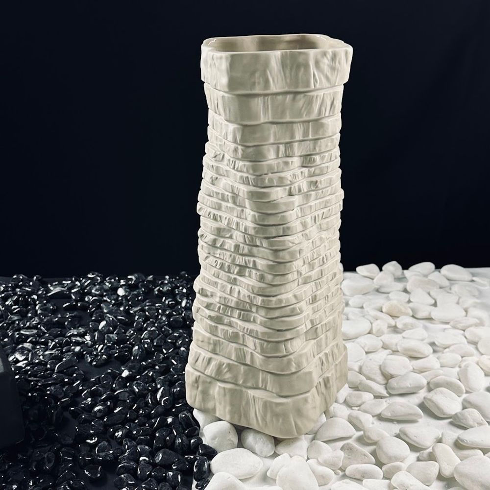 Lenardi 135-056 Ваза 43,5см ЭФИОПИЯ в под.уп.(х3)Фарфор