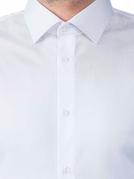 Сорочка мужская VESTER короткий рукав, цвет белый, бамбуковое волокно 729181 29