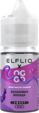 Ароматизатор ELFLIQ x OGGO Sweet (12 мл / 30 мл) Banana Colada (Банановая Колада)