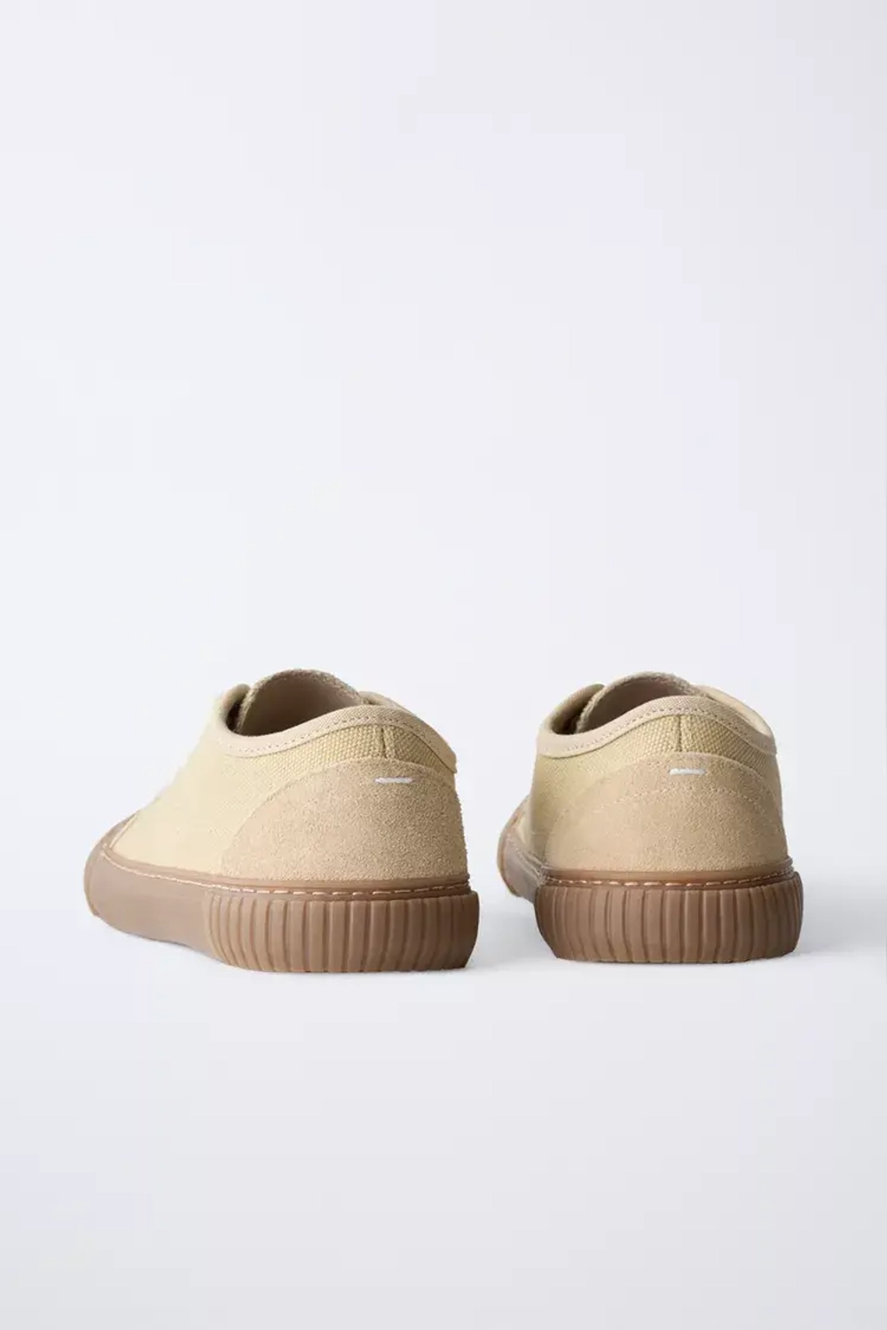 ZARA КОМФОРТНЫЕ КЕДЫ BAREFOOT, ПЕСОЧНО-КОРИЧНЕВЫЙ