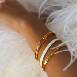 enamel cuff bracelet