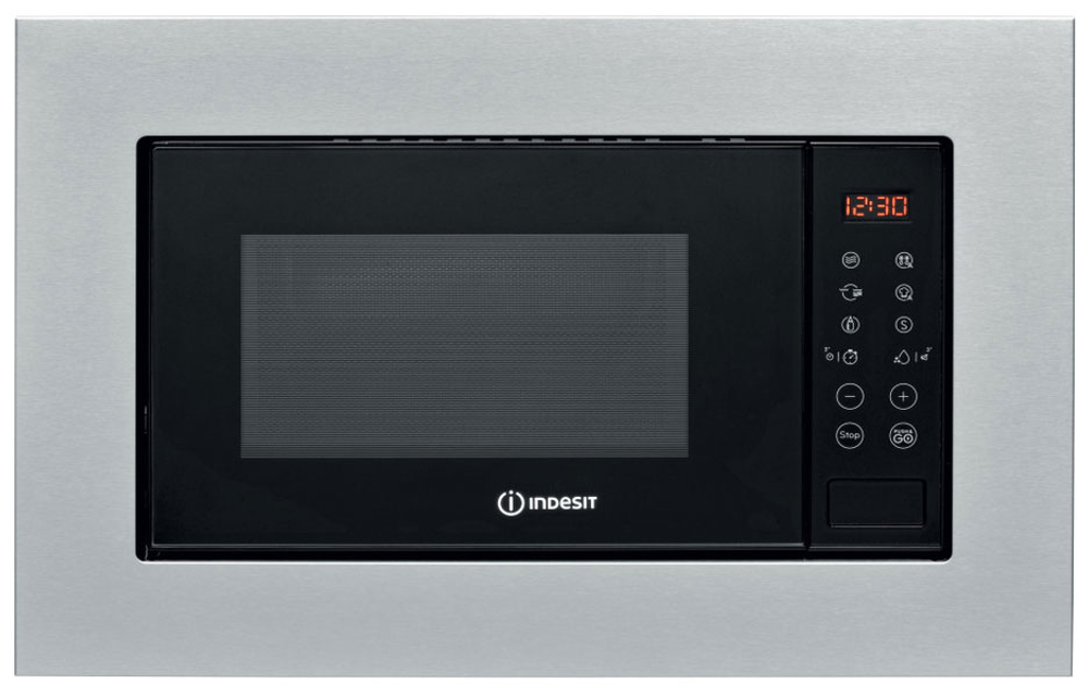 Встраиваемая микроволновая печь СВЧ Indesit MWI 120 GX, нержавеющая сталь