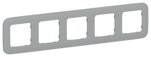 FLITE Рамка 5-местная РУ-5-А-ФлС серый IEK