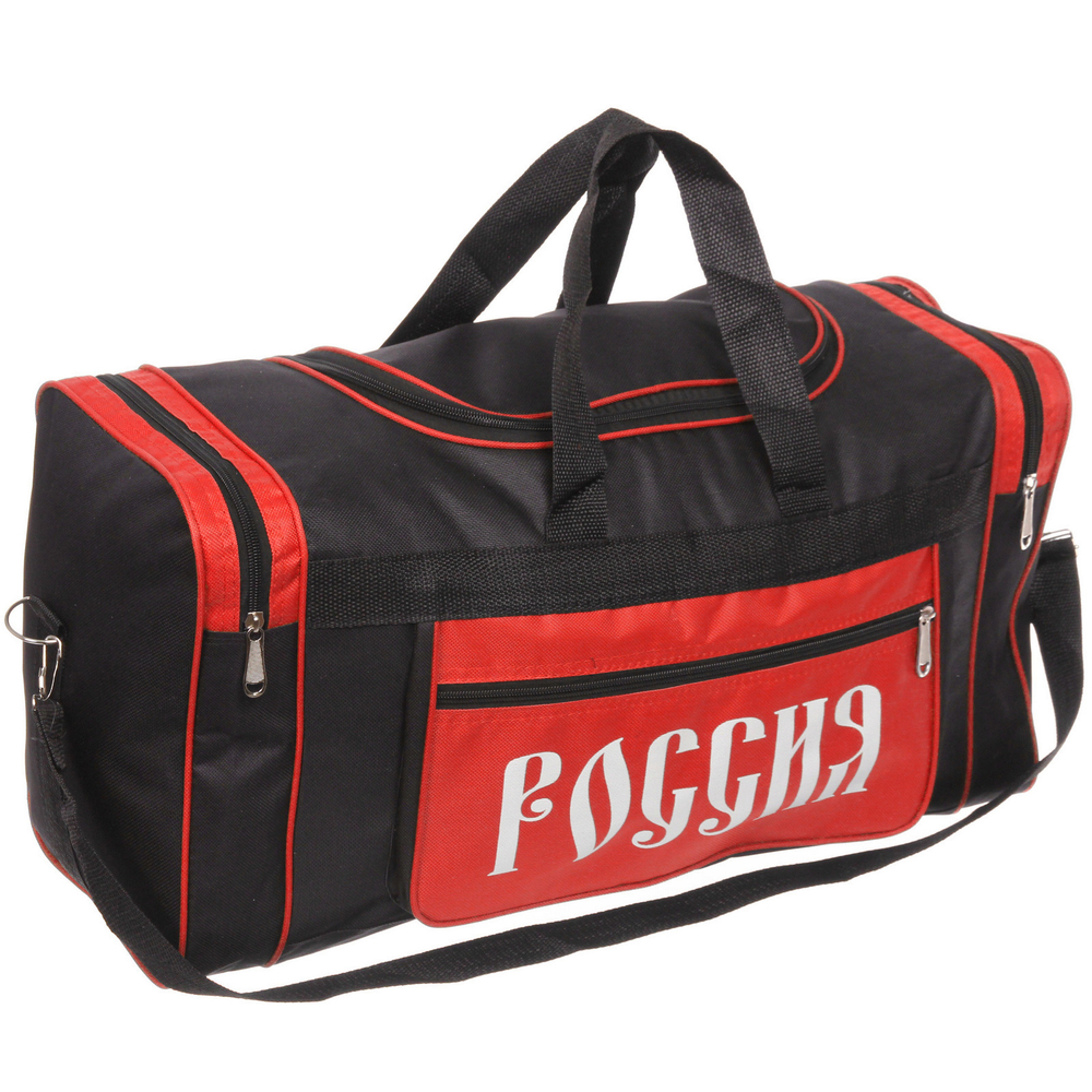 Сумка дорожно-спортивная «Ultramarine - Россия», цвет красный, 54*28*20см