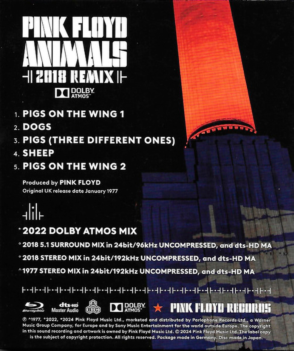 Pink Floyd / Animals (2018 Remix)(Blu-ray Audio)