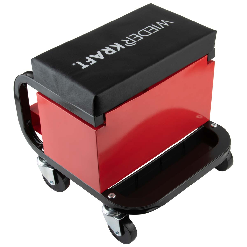 WDK-86032 Табурет механика с 3 инструментальными ящиками, г/п 110 кг