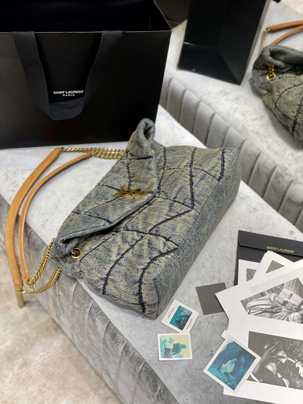 Yves Saint Laurent Loulou Puffer Bag 35 cm