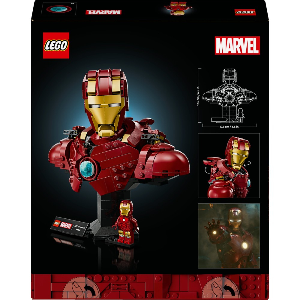 LEGO Marvel - Бюст Железного Человека MK4 76327
