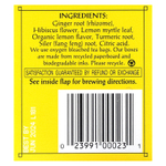 Triple Leaf Tea, чай с лимоном и имбирем, 20 чайных пакетиков, 40 г (1,41 унции)