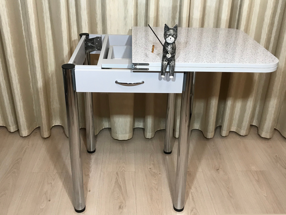 Маленький раскладной стол с ящиком Grenoble