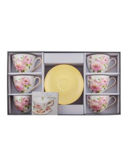 Pavone JK- 81 Чайный набор на 6 перс. «Пионы» (Torino Peony  )
