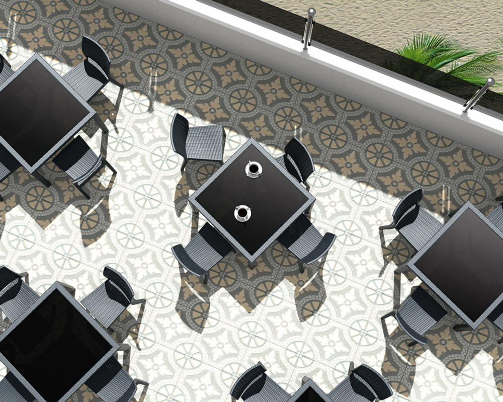 Стол пластиковый плетеный Siesta Contract Bali, антрацит