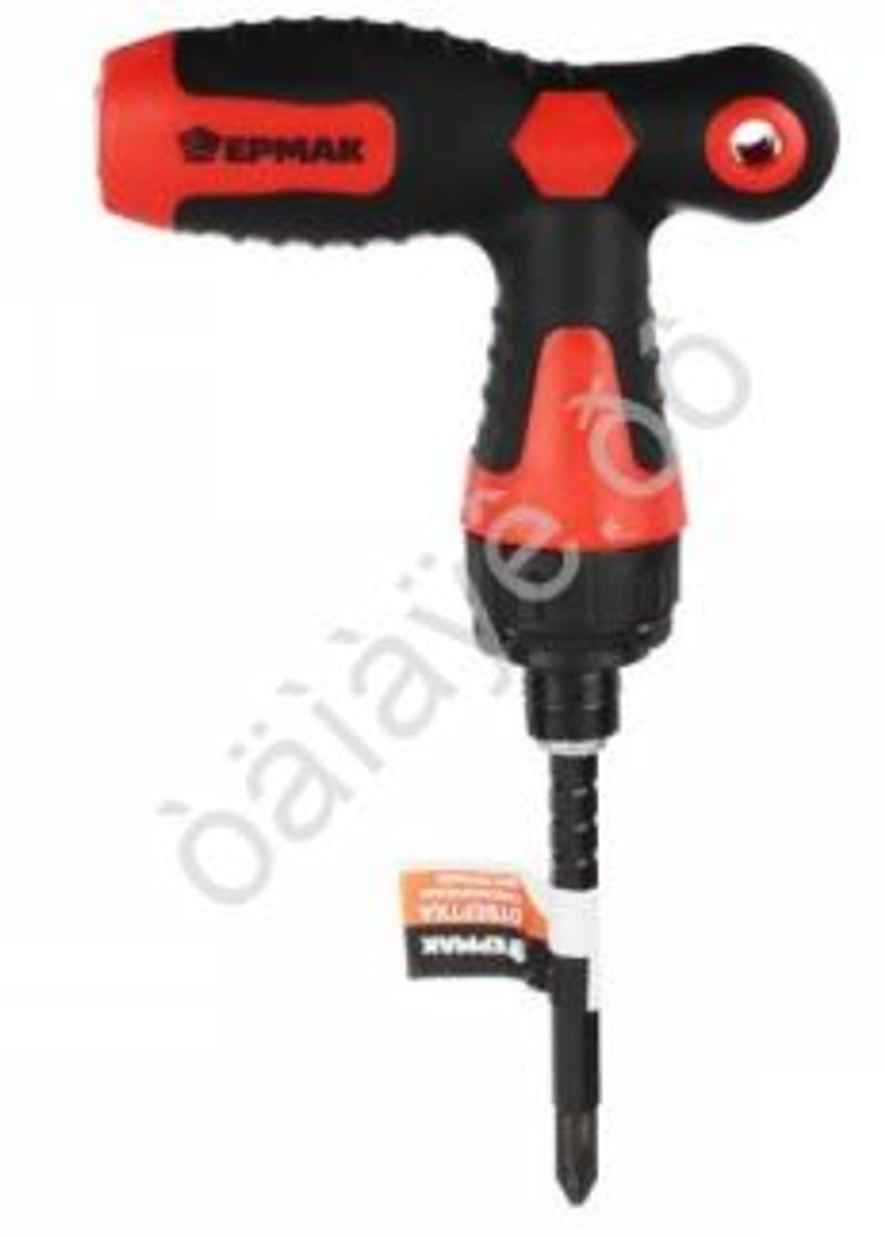 Отвертка T-образная 2х-комп. рукоятка, телескопическая двусторонняя, с трещоткой ЕРМАК 651245