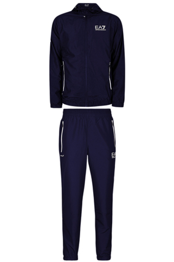Мужской теннисный костюм EA7 Man Woven Tracksuit - небесный